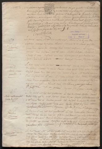 Paroisse Saint-Pierre de Montsort, registre des baptêmes, mariages et inhumations (1er janvier 1780 - 31 décembre 1792).