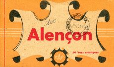 Alençon (Orne), vues artistiques (CAP), Vue générale du Château (LL67), La Préfecture (ND11), La Place Foch (LL99), Le château vu de la Place Foch (LL34), Le Château des Ducs, La Tour couronnée (ND54), L'Église Notre-Dame (ND188), Détail du portail Notre-Dame (LL12), Le Tribunal de commerce et le porche de l'Église Notre-Dame (ND103), L'Hôtel de ville (LL52), La Rue Saint-Blaise (CAP258), La Caisse d'épargne (ND177), Le fronton de la Poste et le square (CAP233), La Rue du Jeudi, la Poste et vieille maison (CAP252), vieille maison, Rue de la Barre (LL135), l'Église Notre-Dame et le Pont-Neuf (LL137), vue sur la Sarthe (ND77), L'Église Notre-Dame vue du Pont-Neuf (LL30), Le Parc (LL62), La grande allée du jardin public (CAP234), Le Point d'Alençon (LL206) : carnet 20 cartes postales sépia , édition CAPCie des arts photomécaniques, Paris, 1910, (15e), (14x9), AMA.