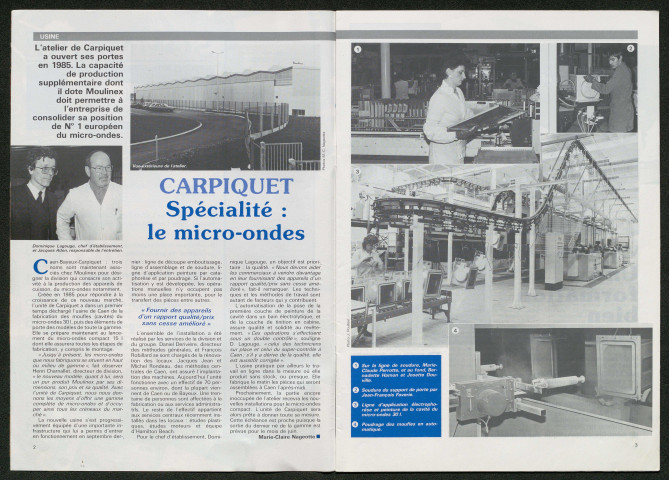 Le Point de rencontre Moulinex n°48 ( mars 1986)