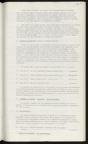 Eau potable, programme 1967, 1er tranche, quartier de Perseigne avenue du général Leclerc rue Jean Leboucher, avenue Kennedy, rue de la gravelle, quartier de Lancrel, Fromentin, Puits au Verrier, les Châtelets, quartier rue Cazault, rue Labillardière,
