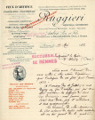 Fête nationale 14 juillet 1922 : affiche Imprimerie G. Supôt (94 x130)