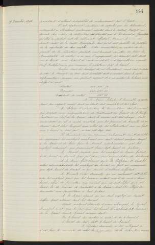 Budget de la ville pour 1915, rapport