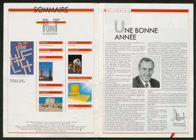 Le Point de rencontre Moulinex n°57 ( décembre 1989)