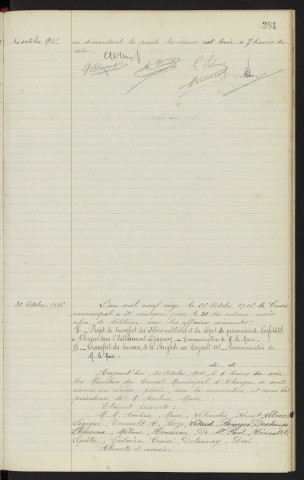 Assistance aux familles nombreuses, admissions nouvelles. Sommaire sur les affaires à délibérer