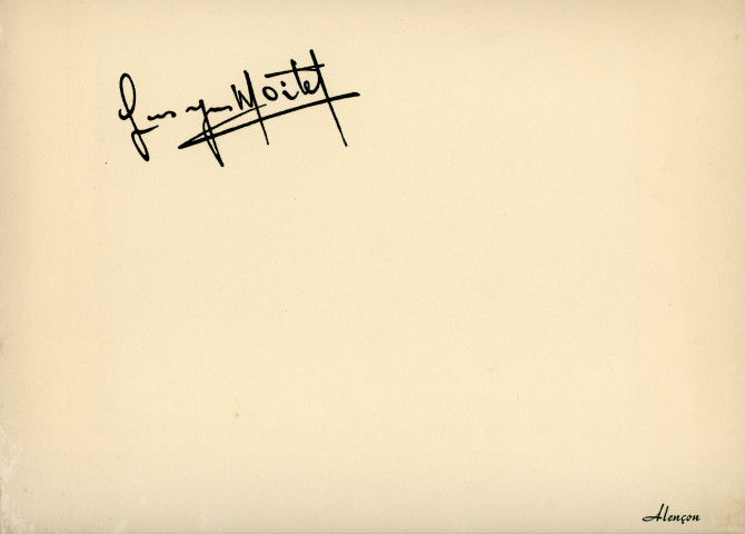 Mariage de Liliane Lhermenier (fille de Madelaine) et de H. Bauhou (8 novembre 1958), photographie noir et blanc, Georges Moitet, ( cm x cm), acquisition 2025, AMA;