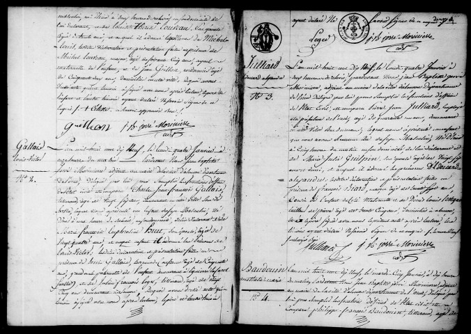 Registre des actes de naissance et adoption (1er janvier - 31 décembre 1819).