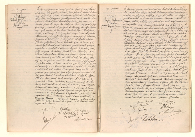 Registre des actes de mariage (1918).