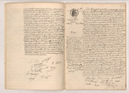 Acte de mariage de FRETTÉ Henry Amant et LORTIE Louise Henriette (23 octobre 1905), acte de mariage de OUTIN Anatole Henri et CLOUET Albertine Eugénie Henriette (28 octobre 1905).