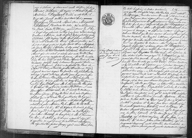 Registre des actes de mariage (1848).