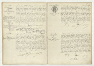 Acte de naissance de JAMET MAIGNE André Georges Pierre (25 octobre 1915), acte de naissance de MORIN Geneviève Marie Henriette Albertine (26 octobre 1915), reconnaissance de LABELLE Laurence Albertine (30 octobre 1915), reconnaissance de TESSIER Henri Ernest Fernand (30 octobre 1915)