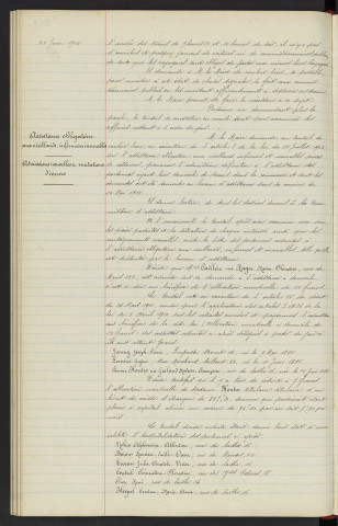 Réfugiés dépenses de nourriture, de couchage et d'entretien, communication, indemnités aux personnes de bonne volonté acceptant des réfugiés chez elles. Assistance obligatoire aux vieillard, infirmes et incurables privés de ressources, assistance à domicile, admissions nouvelles et mutations diverses