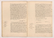 Transcription d'un jugement de divorce de JUIGNET et LARIVIÈRE (4 Octobre 1907), Acte de mariage de RICHER René François et HÉRON Cécile Pauline (04 Octobre 1907), HINOUX Léon Joseph et MARCHAND Léontine Louise Angèle (05 Octobre 1907).