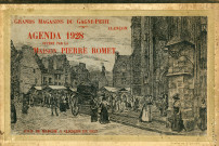 Grands Magasins du Gagne-Petit, publicité : agenda (1928) (Imprimerie Alençonnaise).