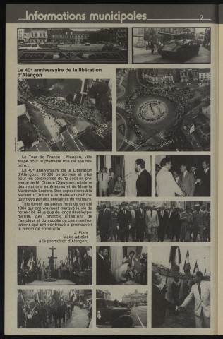 Alençon Notre Cité, journal d'information municipale et districale n°72 (octobre 1984).