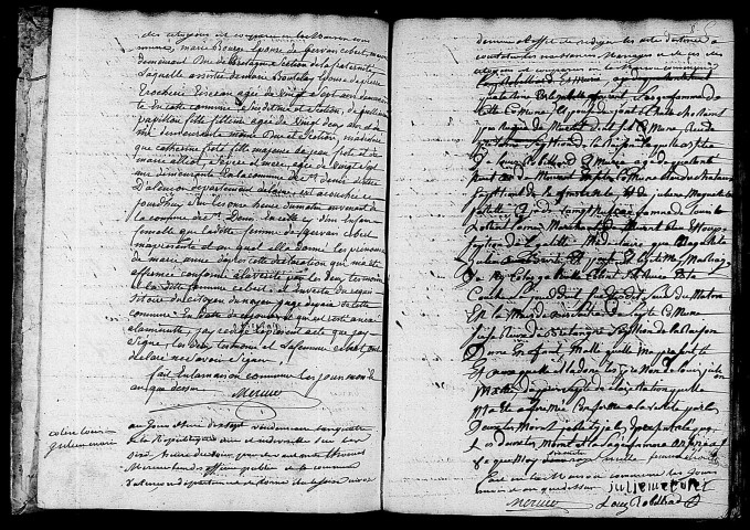 Acte de naissance de FRETTE Marie Anne enfant naturel (8 octobre 1795),acte de naissance de COLIN Louis Julien Marie (9 octobre 1795).