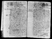 Acte de naissance de FONTAINE Louise Clémente enfant naturel (18 décembre 1794),acte de naissance de APPLAGNAS Amélie Charlotte (20 décembre 1794).