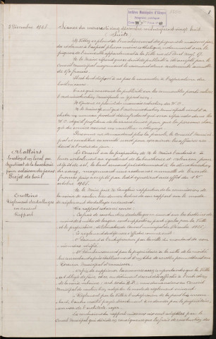 Registre des délibérations du conseil municipal (05 décembre 1928 - 29 décembre 1930).