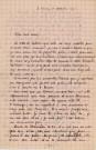 Lettre autographe signée de l'écrivain Alfred Edouard Touroude à l'acteur Adolphe Laferrière (11 novembre 1871).