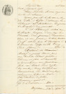 Moulin du Guichet, vente sur licitation, acquisition par la ville d'Alençon (1857) : correspondance, délibération, plan, procès-verbal estimatif, arrêté.